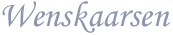 Wenskaarsen